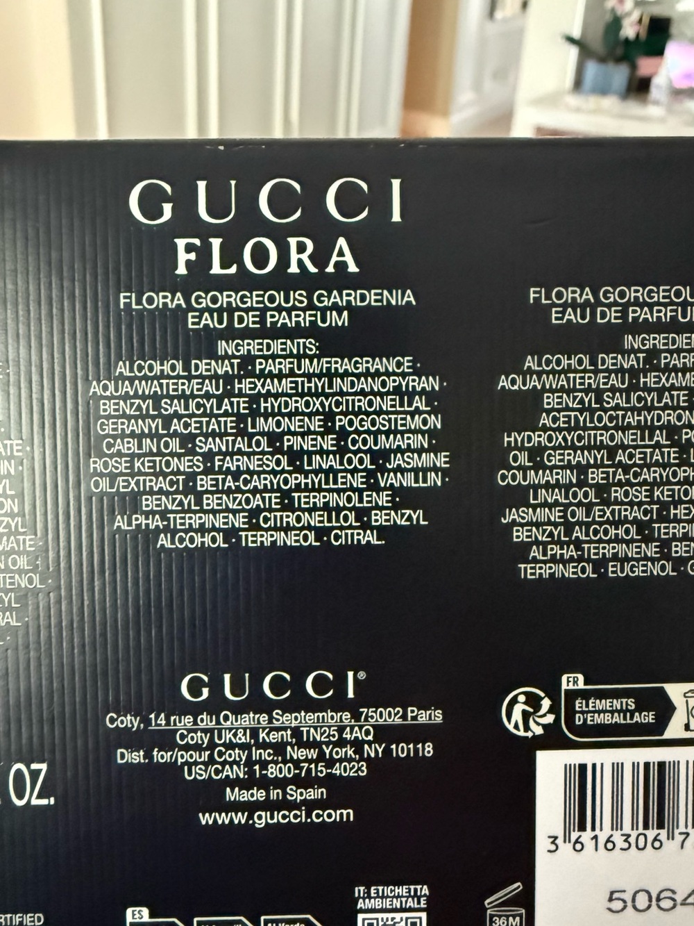 New with box Gucci Flora gorgeous orchid, intense, gardenia Gift set women’s - Picture 6 of 10